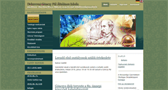 Desktop Screenshot of gonczy.hu